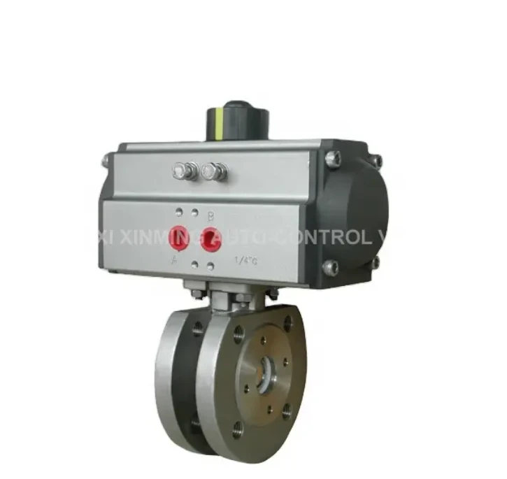 Stainless Steel Pneumatic Italian Thin Ball Valve